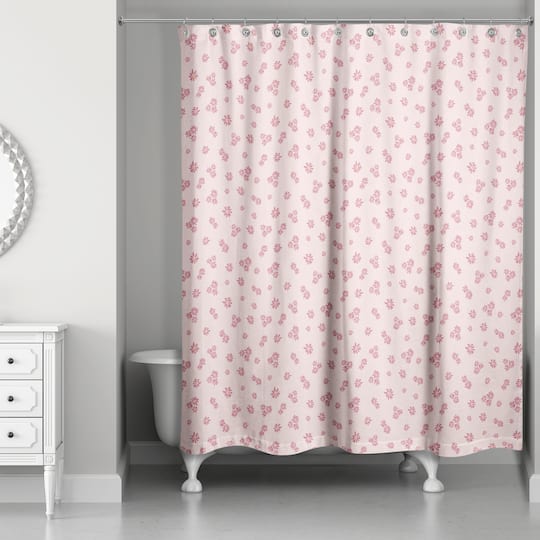 Daisy Pattern Shower Curtain